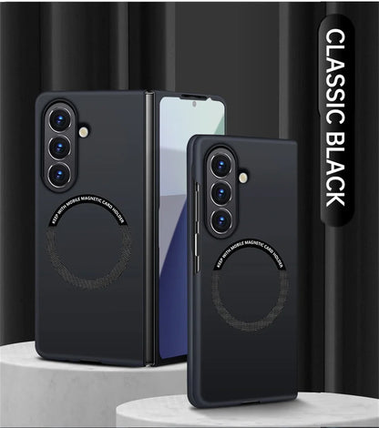 Samsung Galaxy Z Fold 3/4/5/6/7/8 Ultra Thin Skin Feel Case - MagSafe Magnetic Wireless Charging Cover