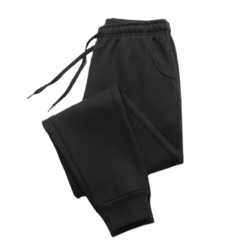 PUAIA Men’s Jogging Pants – Autumn Winter Sport Trousers, Loose Fit Fitness Streetwear Solid Color Outfit
