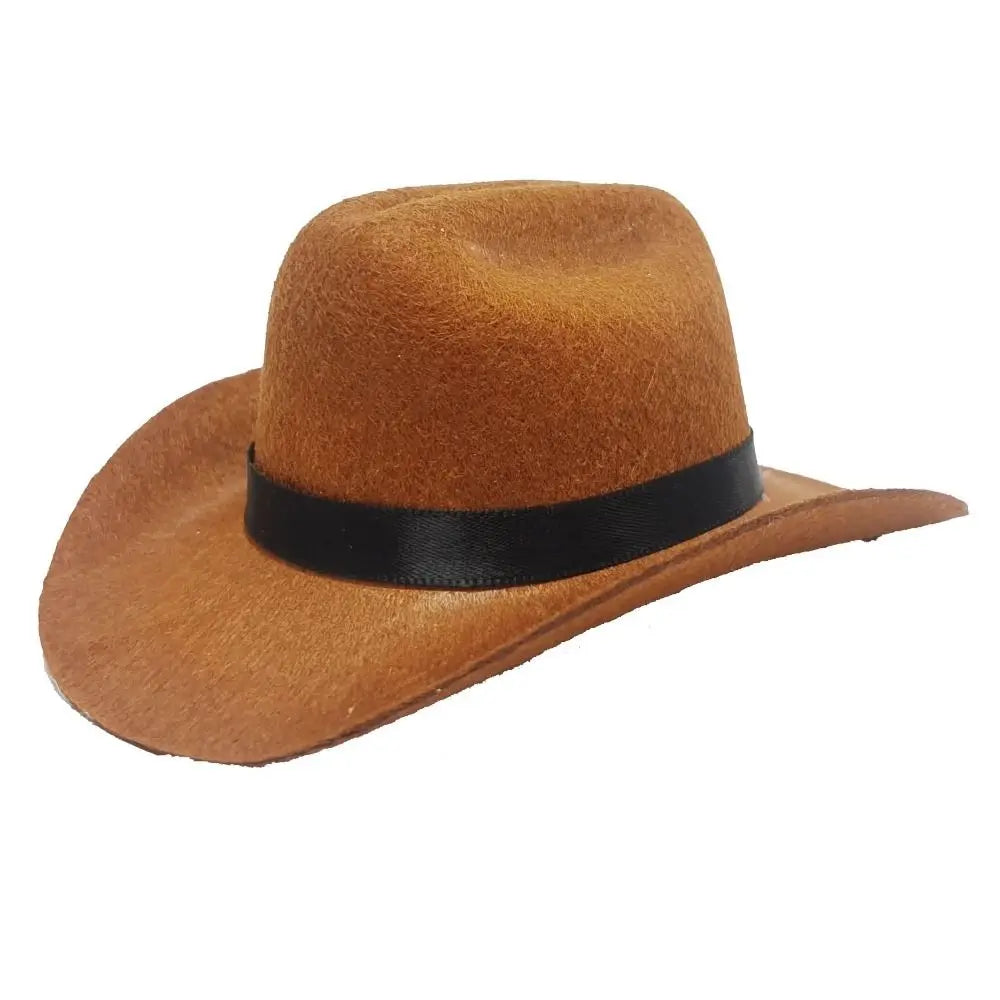 Adjustable Pet Cowboy Hat - Funny Outdoor Summer Dog & Cat Headwear Accessory