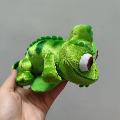 15cm Cute Chameleon Shoulder Plush - Creative Stuffed Lizard Doll, Clothing Accessory & Birthday Gift
