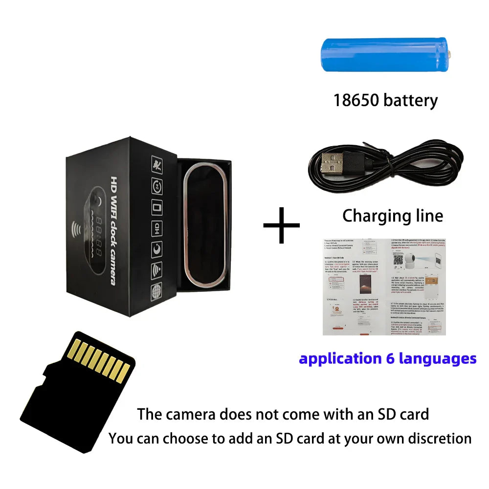 Upgraded 4K FHD Mini Camera with Infrared Night Vision – WiFi Remote Viewing, Motion Detection, Compact HD Security Camera for Home & Outdoor Monitoring