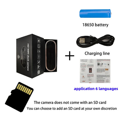 Upgraded 4K FHD Mini Camera with Infrared Night Vision – WiFi Remote Viewing, Motion Detection, Compact HD Security Camera for Home & Outdoor Monitoring