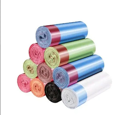 Portable Thickened Trash Bags 30/300PCS – Household Disposable Garbage Bags for Kitchen & Daily Waste Disposal