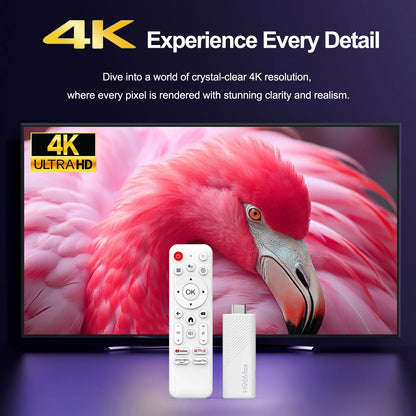 2024 H96 MAX H313 Mini TV Stick — Android 14 Smart TV Box, 2GB/16GB, 4K HD, WiFi6, BT