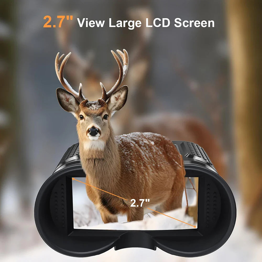 NV8160 Head-Mounted Night Vision Binoculars – 8X Zoom Tactical Goggles for Adults Hunting & Outdoors