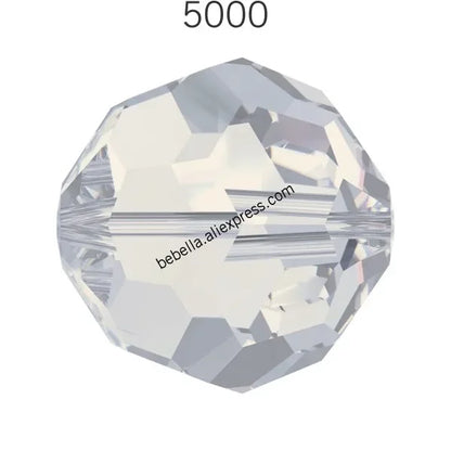 Austrian Crystal Round Beads - 5000pcs Genuine Rhinestone Beads for DIY Bracelet Jewelry Making
