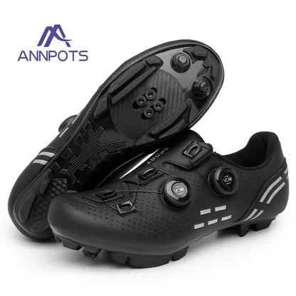 Non-Slip Mountain Bike Cycling Shoes - Unisex MTB Road Racing Sneakers for Men & Women Outdoor Riding