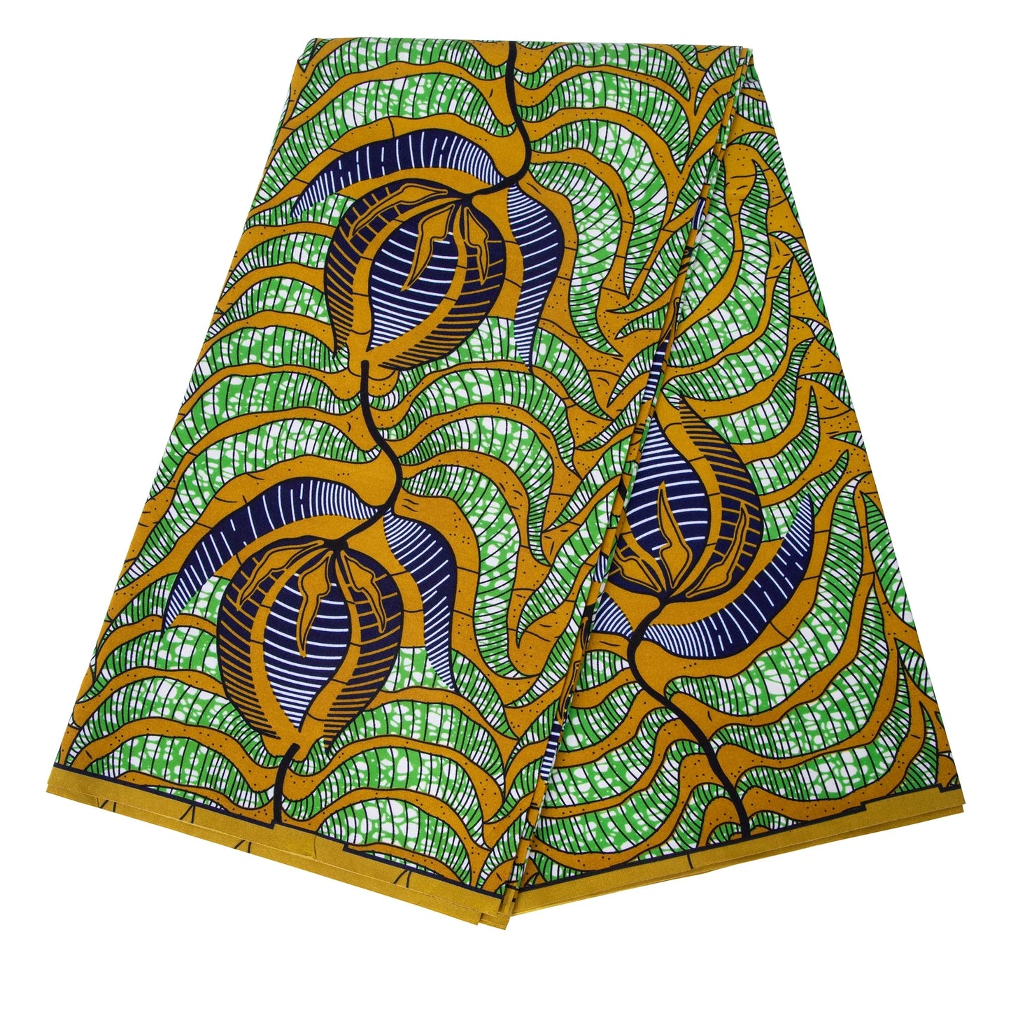African Real Wax Ankara Fabric - Nigerian Print 100% Polyester Fabric for Women