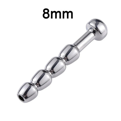 28-Piece Stainless Steel Urethral Sound Set – Hollow Urethra Dilator & Male Stimulation Chastity Toy