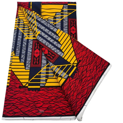 100% Cotton Real Wax Ankara Fabric - 2026 African Print Wedding Dress Sewing Fabric