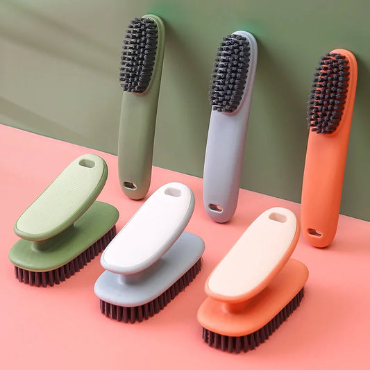 3247 Long Handle Shoe Cleaning Brush - Portable Laundry Scrub Brush Set for Home & Travel Use