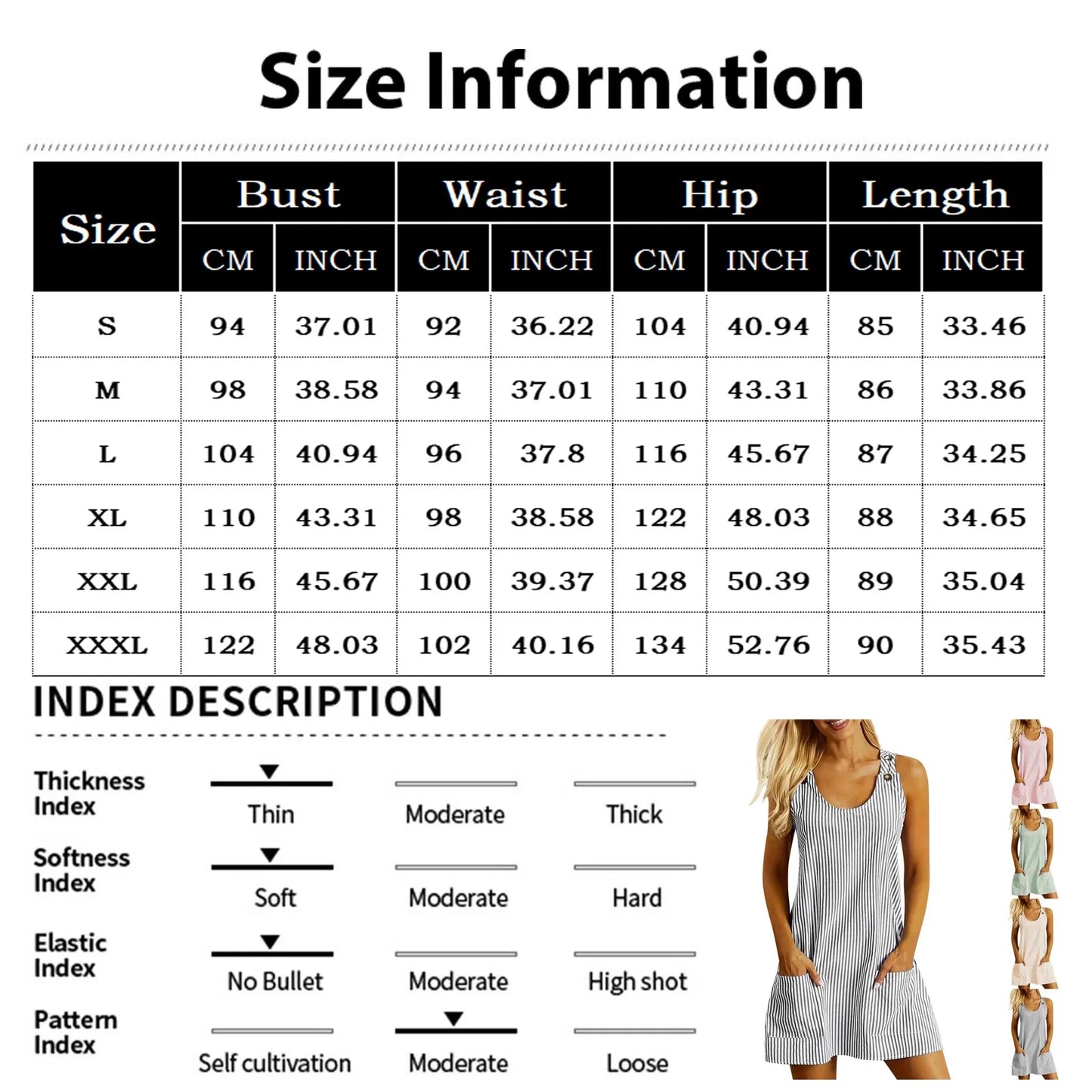 Women's Striped Patchwork Mini Dress - Sleeveless U-Neck Casual Summer Dress with Pockets