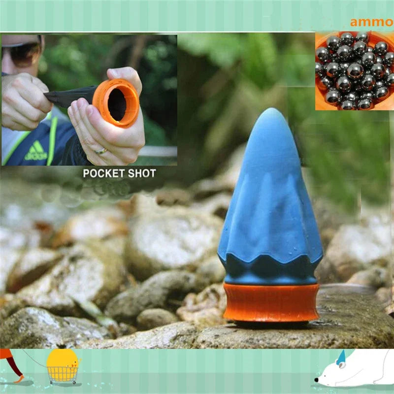Hot Pocket Ring Slingshot Set - Replacement Pouches, Target Gear & Outdoor Shooting Accessories