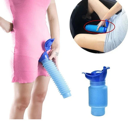 750ML Portable Standing Travel Urinal – Unisex Car, Camping & Outdoor Emergency Toilet for Men, Women & Children – Portable Pee Bottle for Travel & Outdoor Use