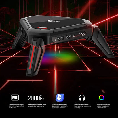 GAMWING Scorpion 2Pro Keyboard & Mouse Converter – 100Mbps Network Port for Reduced Signal Delay, Compatible with Android 10+ PUBG