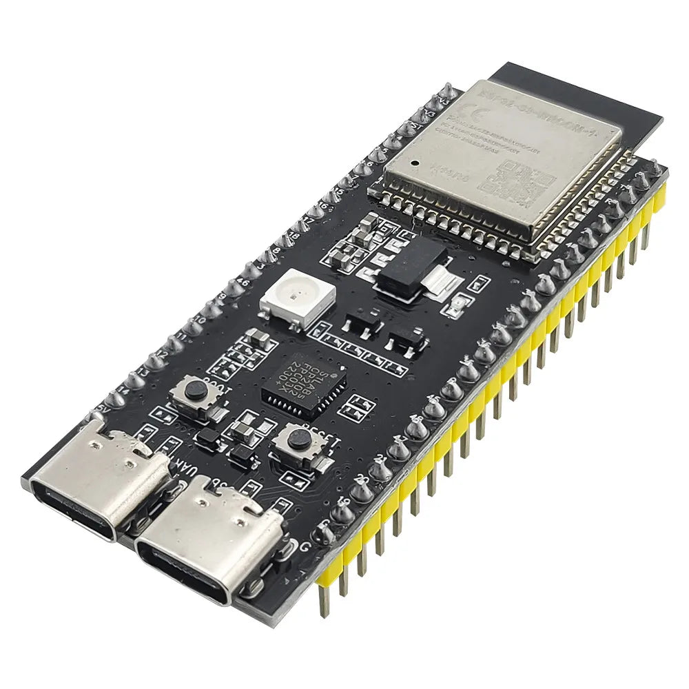 ESP32-S3 Development Board Kit – 2.4GHz WiFi & Bluetooth Module with Expansion Adapter, Type-C Interface (ESP32-S3-1 N8R2 N16R8 44-Pin)