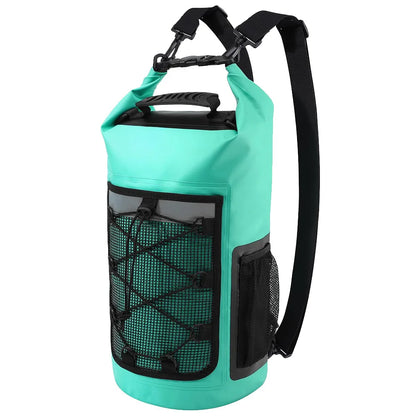 25L Waterproof Dry Bag Backpack - Roll-Top Outdoor Swimming, Kayaking & Camping Bag