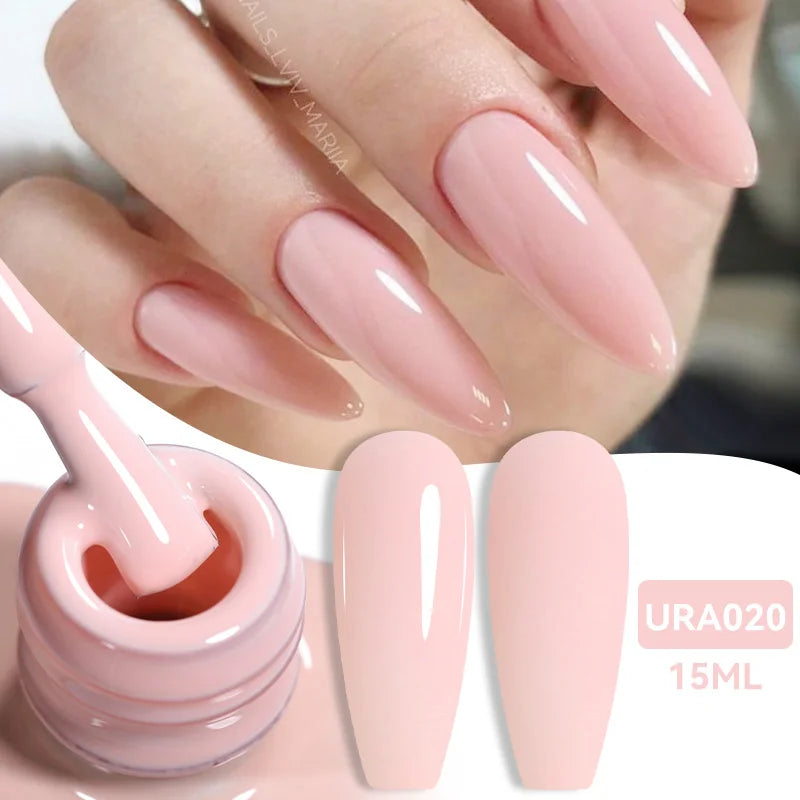 UR SUGAR 15ml Jelly Gel Polish - Milky White Translucent UV Soak Off Nail Art Varnish