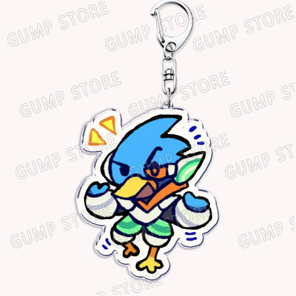 Deltarune & Undertale Keychains – Ralsei, Kris, Susie & Spamton Fan Gaming Accessories