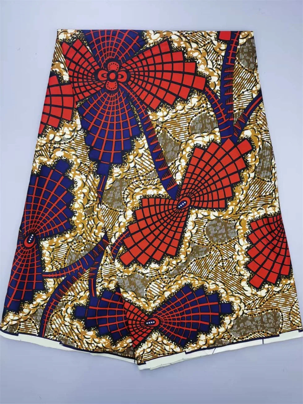 New Nigerian African Wax Fabric - 100% Cotton Real Wax Ankara Print High Quality Original Pagne Material