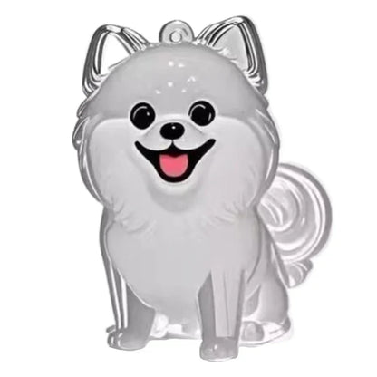Dog Hair Storage Pendant Keychain – Cute Bag and Car Accessory, Jewelry Souvenir Gift for Dog Lovers