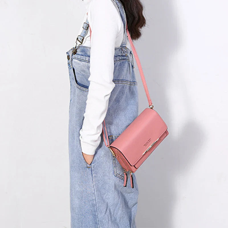 New PU Leather Women's Handbags: Stylish, Multifunctional Shoulder & Crossbody Bags - Large Capacity & Fashionable Phone Purse