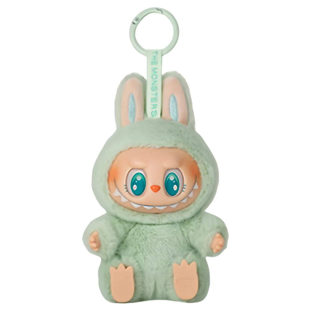 Labubu Anime Plush Doll Figure – Sweetheart Vinyl Pendant, Kawaii Backpack Decoration, Kids Christmas Gift