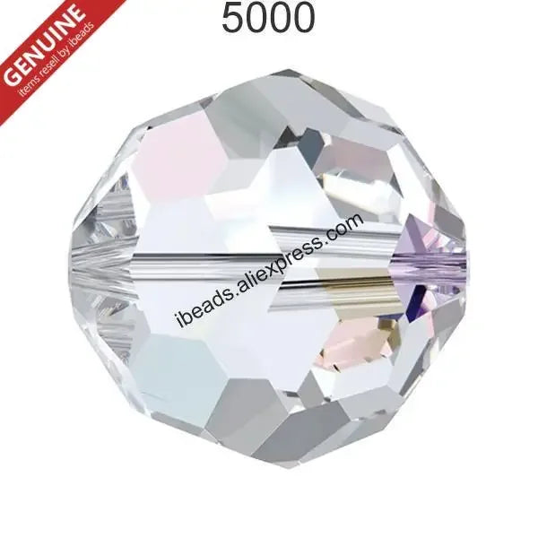 Austrian Crystal Round Beads - 5000pcs Genuine Rhinestone Beads for DIY Bracelet Jewelry Making