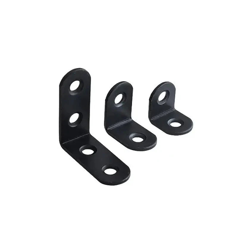 12PCS L Bracket Shelf Supports - 90 Degree Right Angle Corner Joints for Shelves Furniture & Wooden Boxes