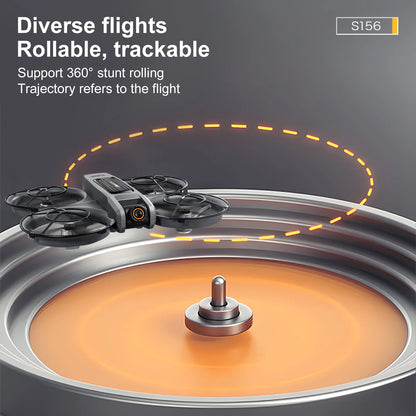 S156 GPS Foldable Drone – 8K Dual Camera, 5G WiFi, 360° Obstacle Avoidance, Brushless Motor FPV Quadcopter Toy