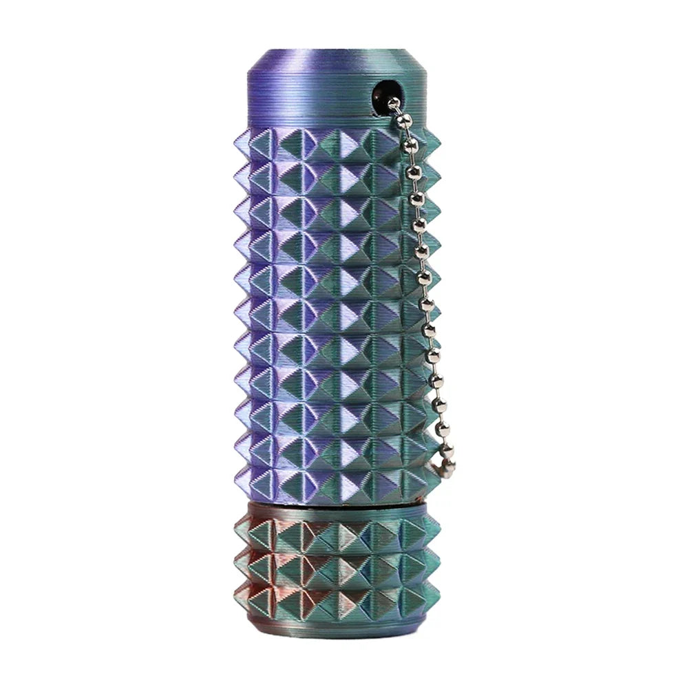 Mini Spiky Fidget Keychain - Pocket Stress Relief Stim Toy for Anxiety & Positive Gifts