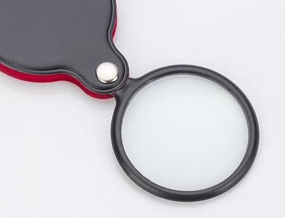 10X Folding Magnifier – Portable Handheld Loupe for Jewelry & Reading, Mini Pocket Lens for Elderly (50/60/70mm)