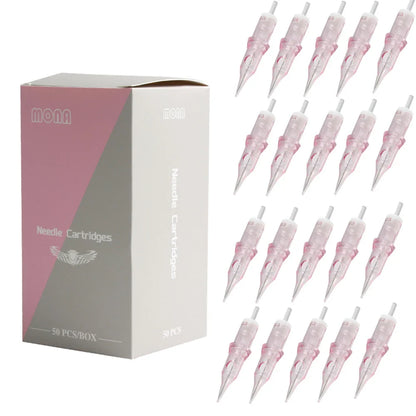 1RL 3RL 7RL Practice Tattoo Needles – 10/20/50/100PCS for PMU Motor Pen & Grip Cartridge Supplies