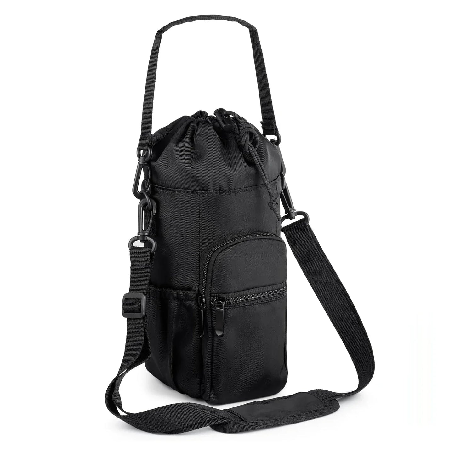 Insulated Water Bottle Holder with Strap – Carrier Sling Bag for 16oz, 32oz, 40oz & 64oz Bottles