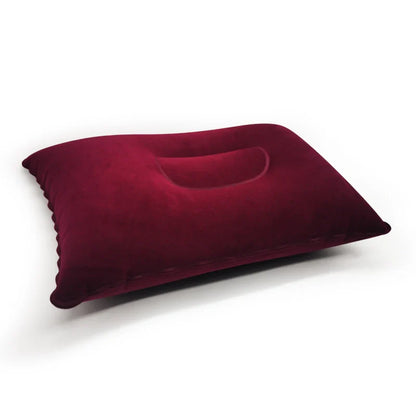 Inflatable Air Pillow Bed – PVC Nylon Camping & Travel Pillow for Neck and Back Support