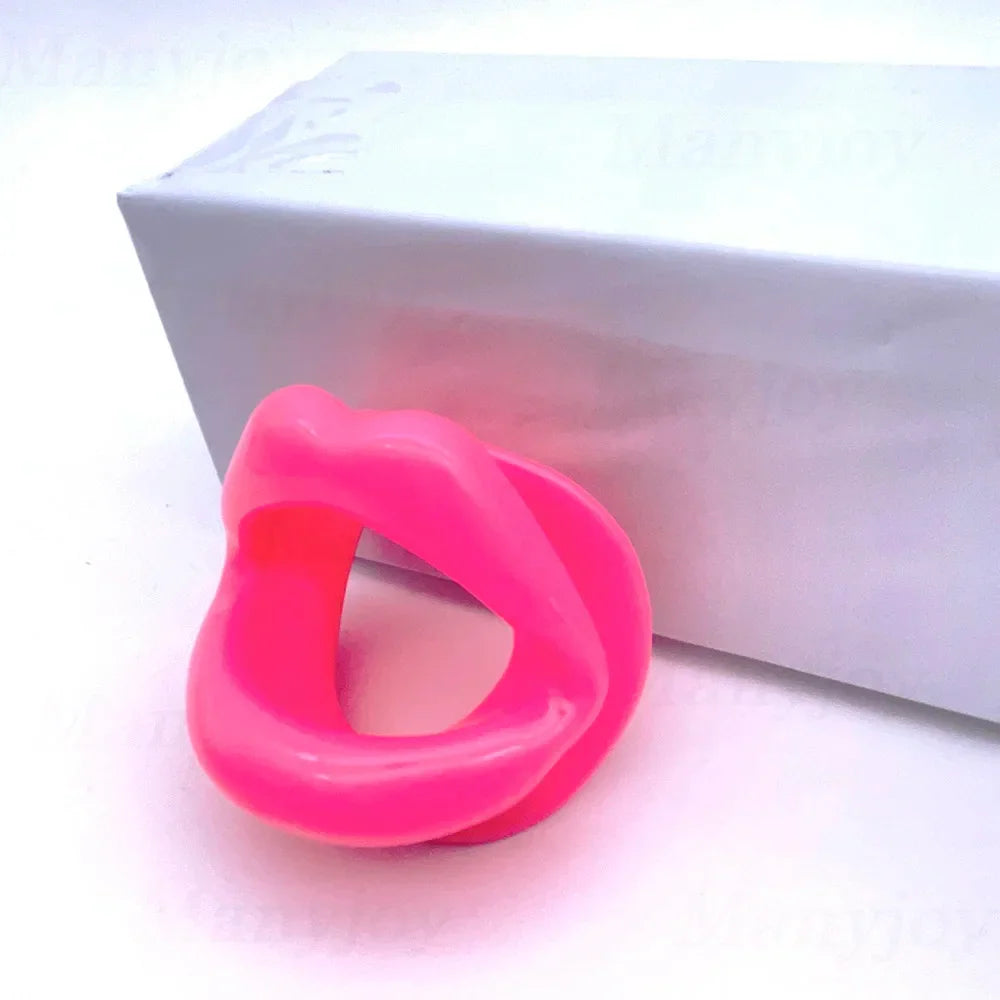 Soft Silicone Dog Bone Ball Gag – Open Mouth BDSM Bondage Harness, Adult Sex Toy for Women