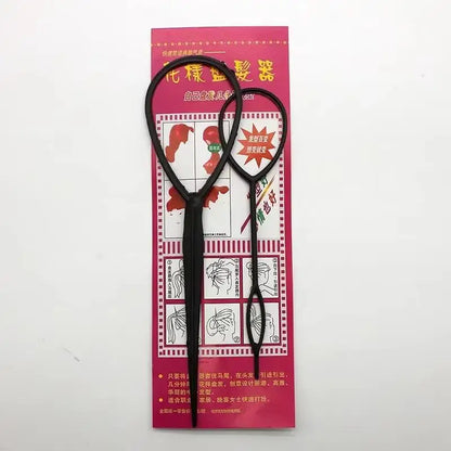 Ponytail Creator Styling Tool Set - Plastic Topsy Tail Loop Hair Braid Maker for Women & Girls