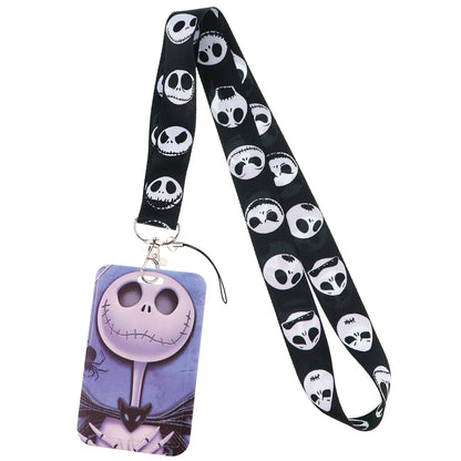 Cartoon Stitch Credential Holder Lanyard – Cute Neck Strap for Keychain, Pass & Credit Card Holder Accessories