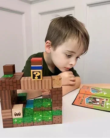 Magnetic Building Blocks Cube Set – STEM DIY Toy for Kids 3+, Boys & Girls, Sensory Model Gift