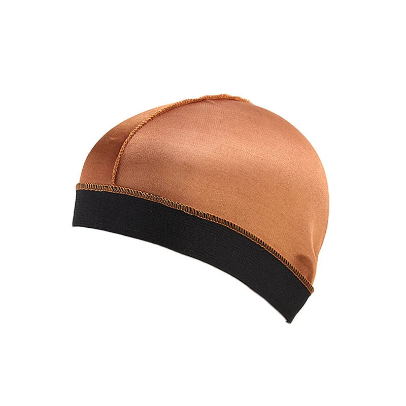 Thick Silky Breathable Wig Cap - Elastic Dome Mesh Knit Cap for Men & Women with Comfortable Hair Protection
