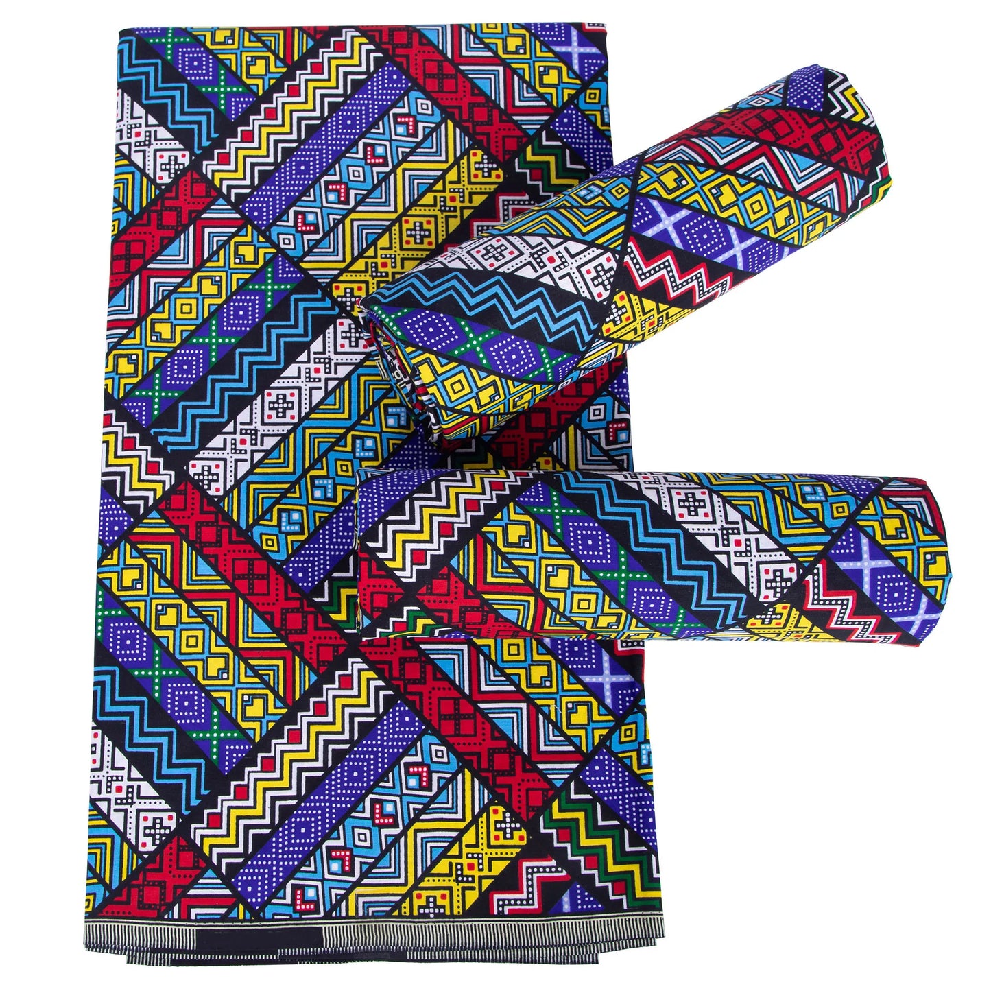 African Ankara Wax Print Fabric - 100% Cotton Real Wax African Patchwork Material for Dresses A-29