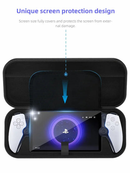 EVA Protective Case for PS Portal Game Console – Portable Shockproof Storage Handbag Box, Travel Accessories