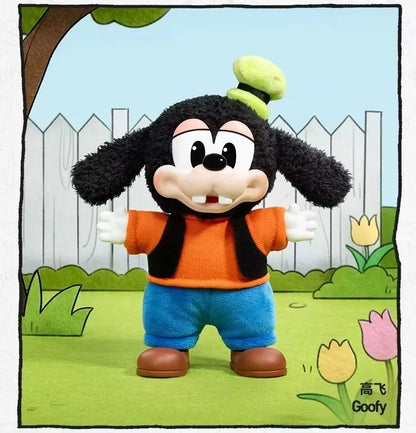 Pop Mart Mickey Family Keychain Series — Cute Vinyl Doll Blind Box, Anime Figure Decoration, Custom Kid Gift