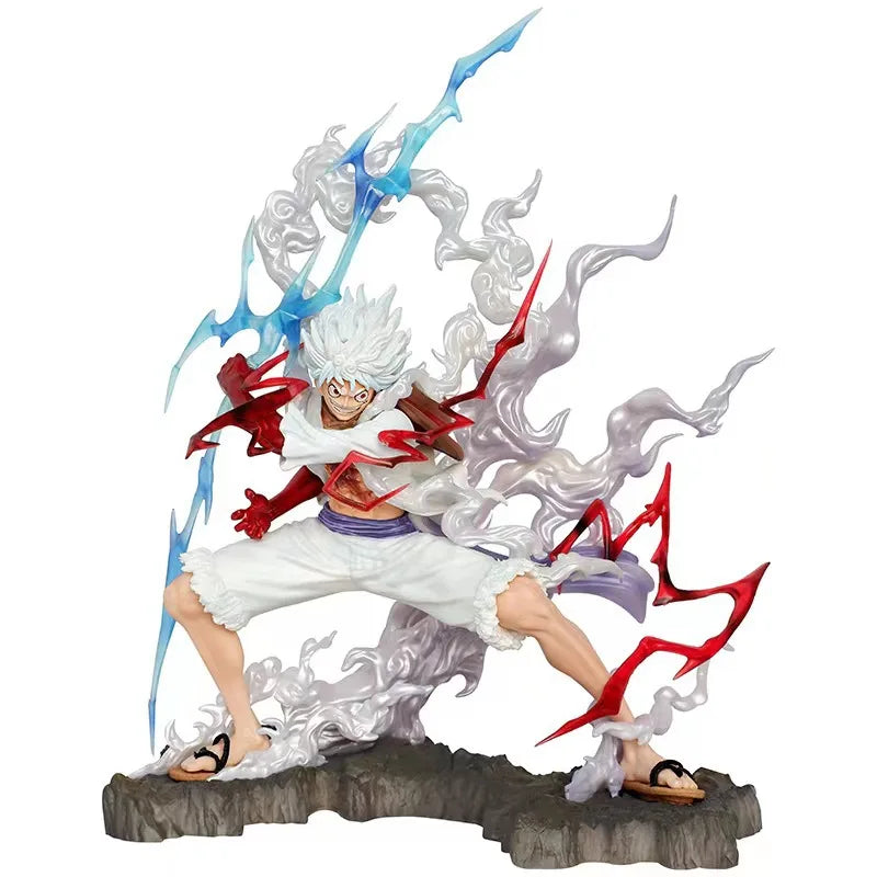 25cm Raiden Five Gear Nica Lightning Luffy Action Figure – Collectible Model Statue, Doll Toy, Decoration Gift