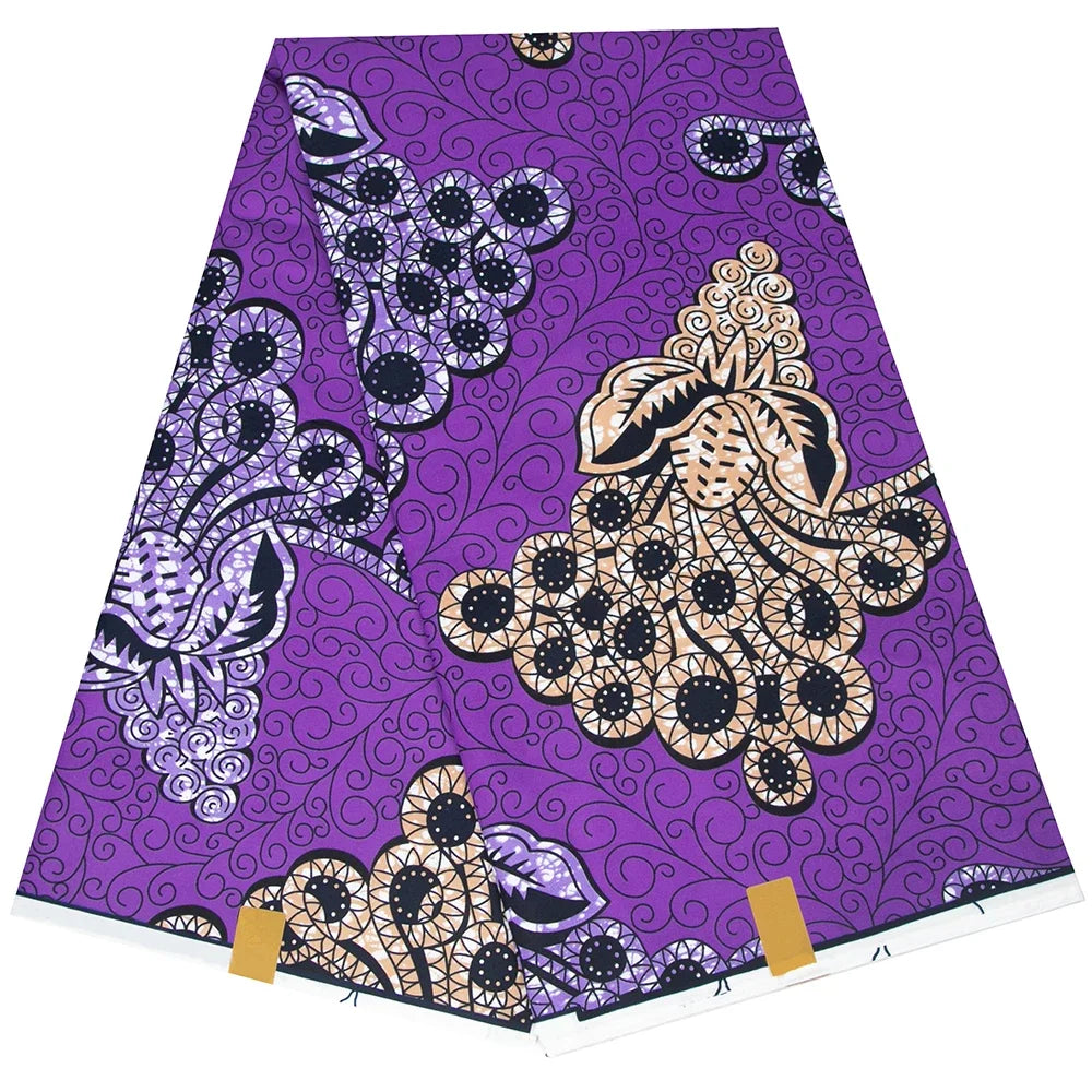 African Print Ankara Fabric - Traditional Party and Wedding Sewing Cloth