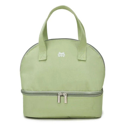 Insulated Double-Layer Mommy Bag — Large Capacity Travel & Picnic Baby Food Handbag