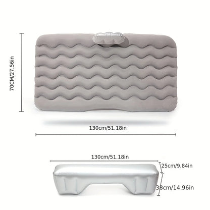 Universal Car Air Inflatable Travel Mattress – Back Seat Sofa Pillow & Camping Cushion