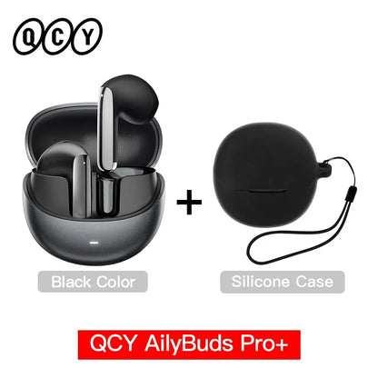 QCY HT10 AilyBuds Pro+ ANC Earbuds - Bluetooth 5.3 Wireless Hi-Res LDAC Earphones with AI Call & Multipoint Connection
