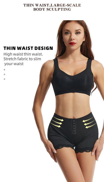 Women’s Butt Lifter Panties – Open-Butt Body Shaper Shorts with Tummy Control & Hip Enhancer Shapewear
