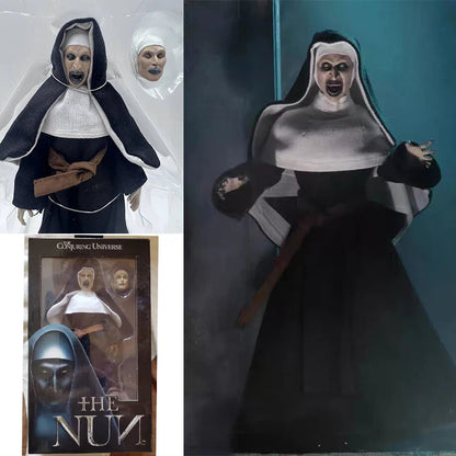 NECA The Nun Action Figure – The Conjuring Series Horror Collectible Toy, Halloween Gift & Decor with Changeable Face